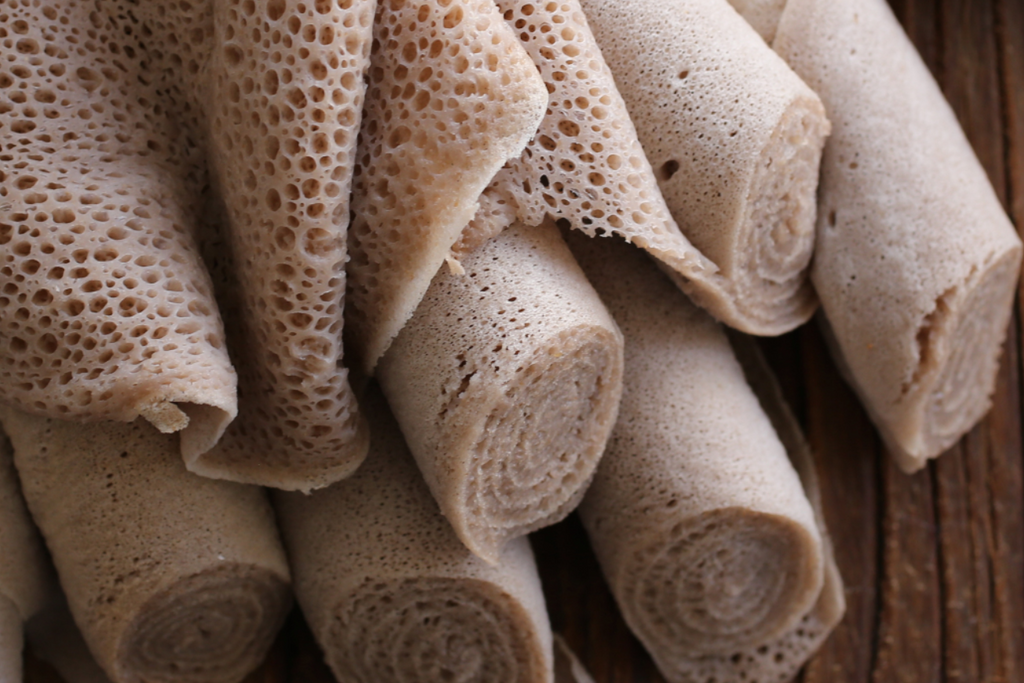 Freshly Baked 100% Teff Injera  (10 PCS)
